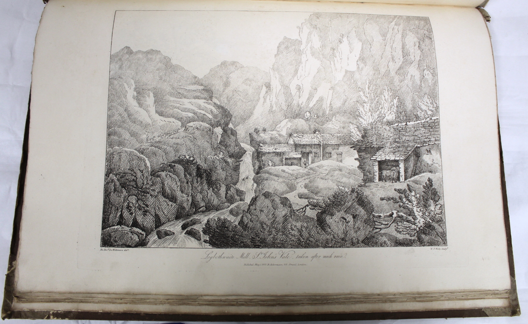 WILKINSON REV. JOSEPH.  Select Views In Cumberland, Westmorland & Lancashire. 48 etched plates, as - Image 8 of 15