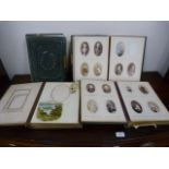 Victorian Photographs.  4 morocco bound quarto albums of carte de visite & other portrait