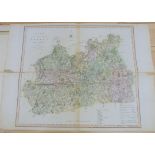 Plymouth.  Early 19th cent. eng. 1 inch:mile map of the coastal area around Plymouth. (Engraved at