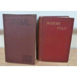 DALE T. F.  Polo Past & Present. Illus. Orig. maroon cloth. 1905; also E. D. Miller, Modern Polo,