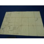 Ordnance Survey.  Six 25 inch scale fldg. maps, Lake District, Grasmere & Brackenfell area. Dark