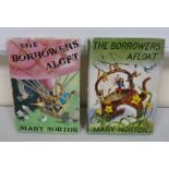 NORTON MARY.  The Borrowers Aloft, 2nd imp. & The Borrowers Afloat, 3rd imp. Each illus. in orig.