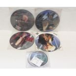 Collection Billy Idol 12" picture discs also seven picture discs by Iggy Pop and Michael Jackson.