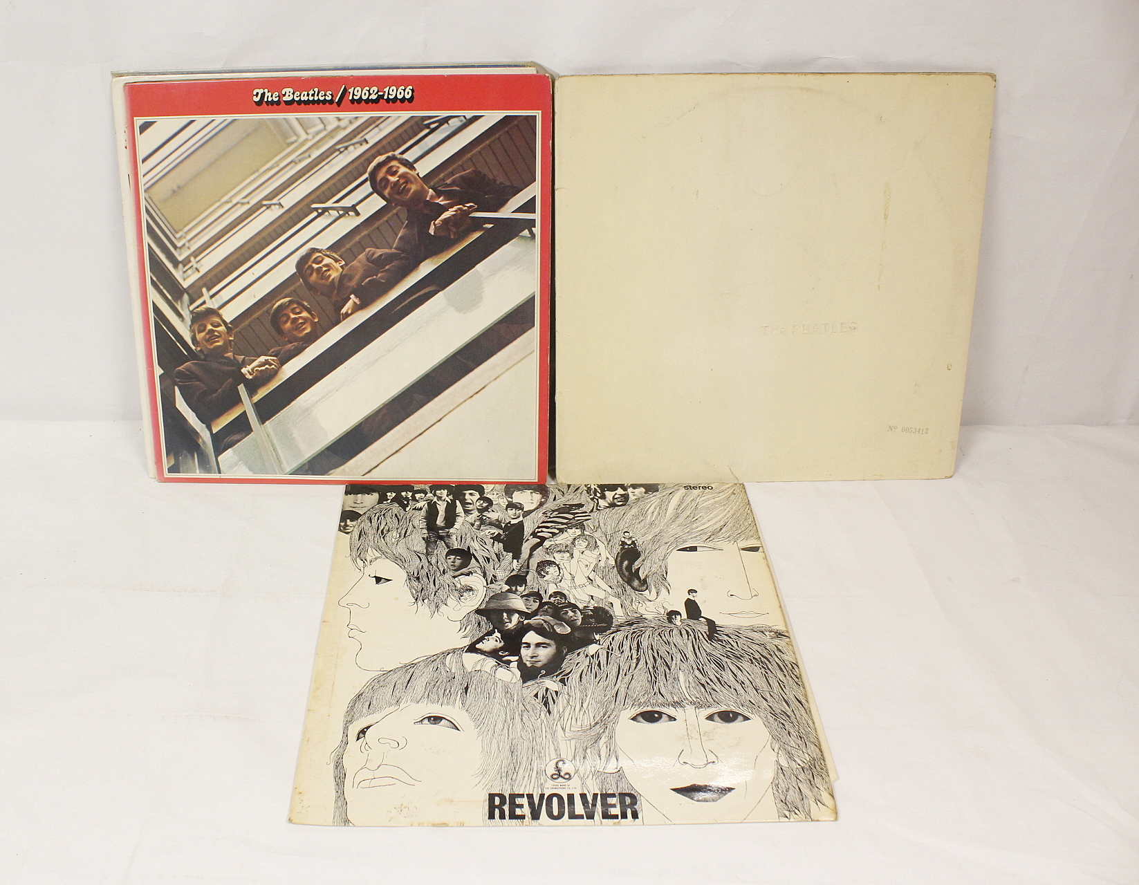 Beatles related records to include 'White Album', original stereo, original top opening sleeve