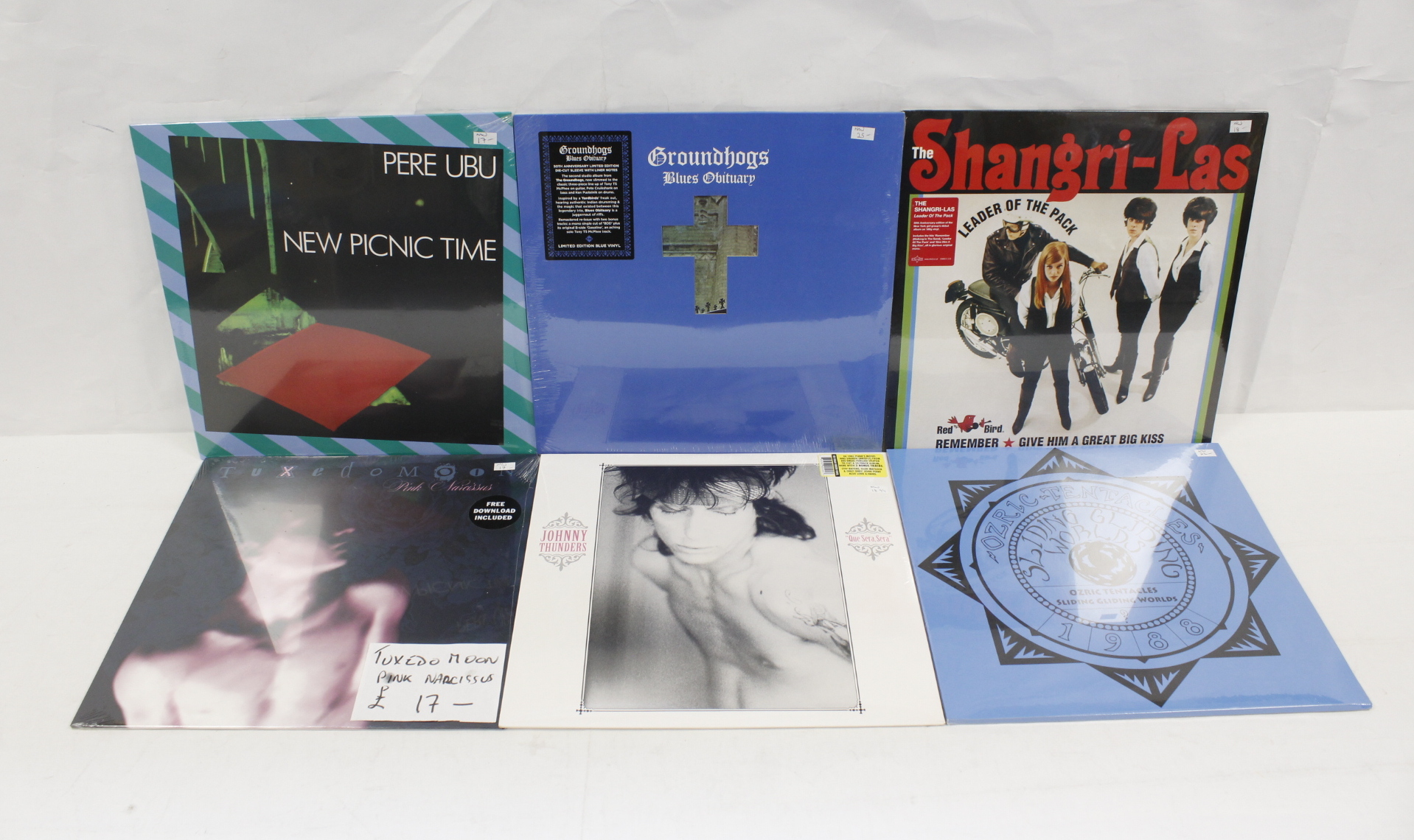 Sealed albums to include Pere Ubu, Groundhogs, Johnny Thunders, etc.