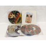 Collection of picture discs to include David Bowie, Human League, Inxs, etc.