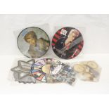 Collection of picture discs to include The Police, Billy Idol, etc.