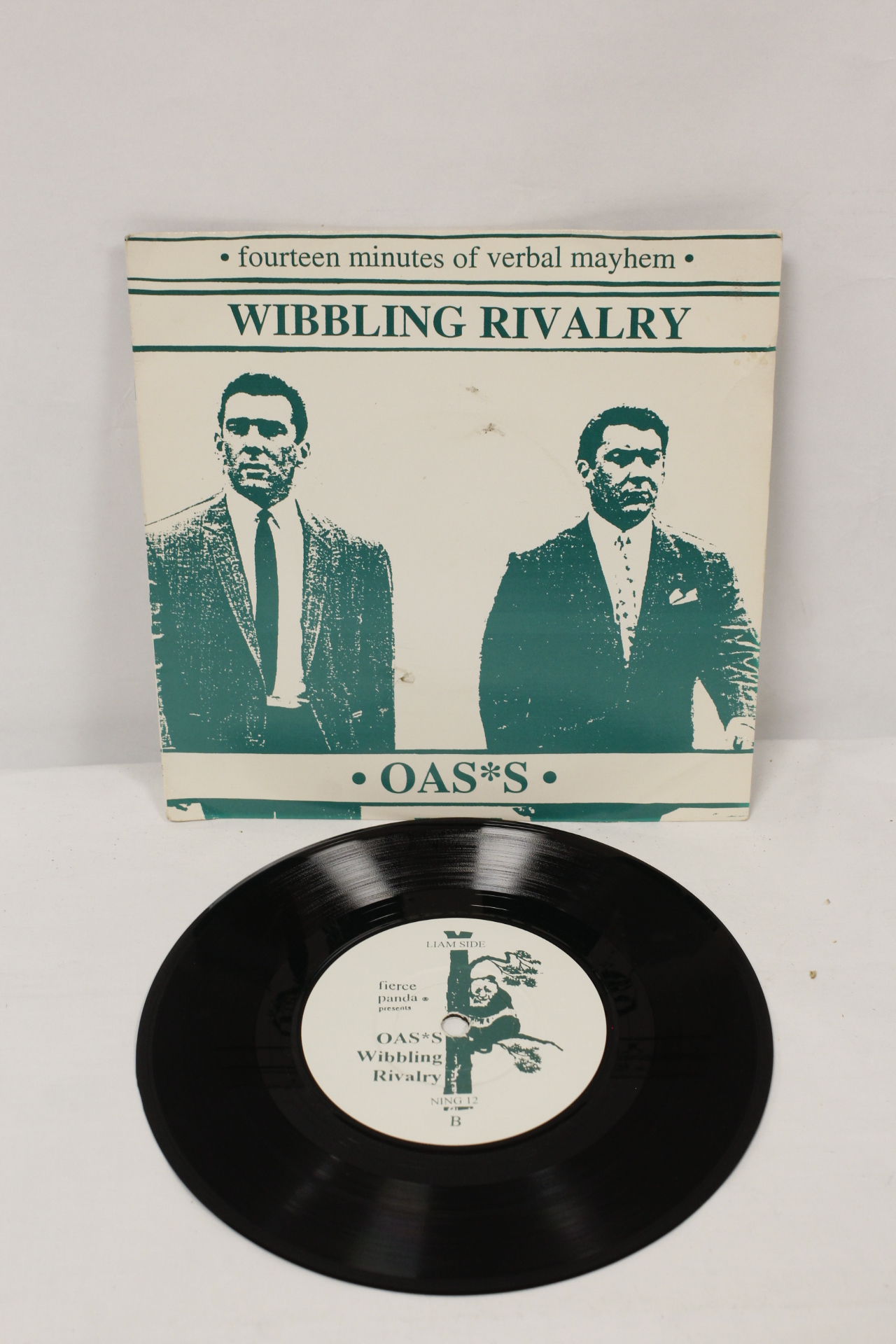 2 x Oasis 'Wibbling Rivalry', 1995, in picture sleeve. - Image 2 of 2
