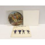 Beatles related to include Sgt Pepper picture disc, re-pressing of Help! and The White album with