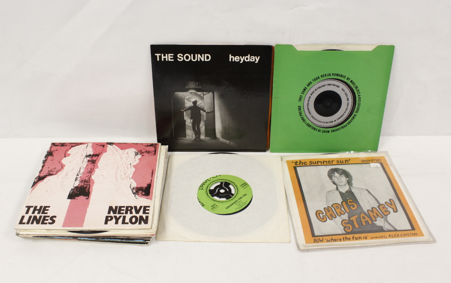 Collection of New Wave and Synth records to include The Sound, The Scars, The Quads and Heaven 17,