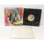 2 x Pink Floyd LPs to include 'Amsterdam Tea Party' and 'The Wall' also the shrink wrap for 'Wish