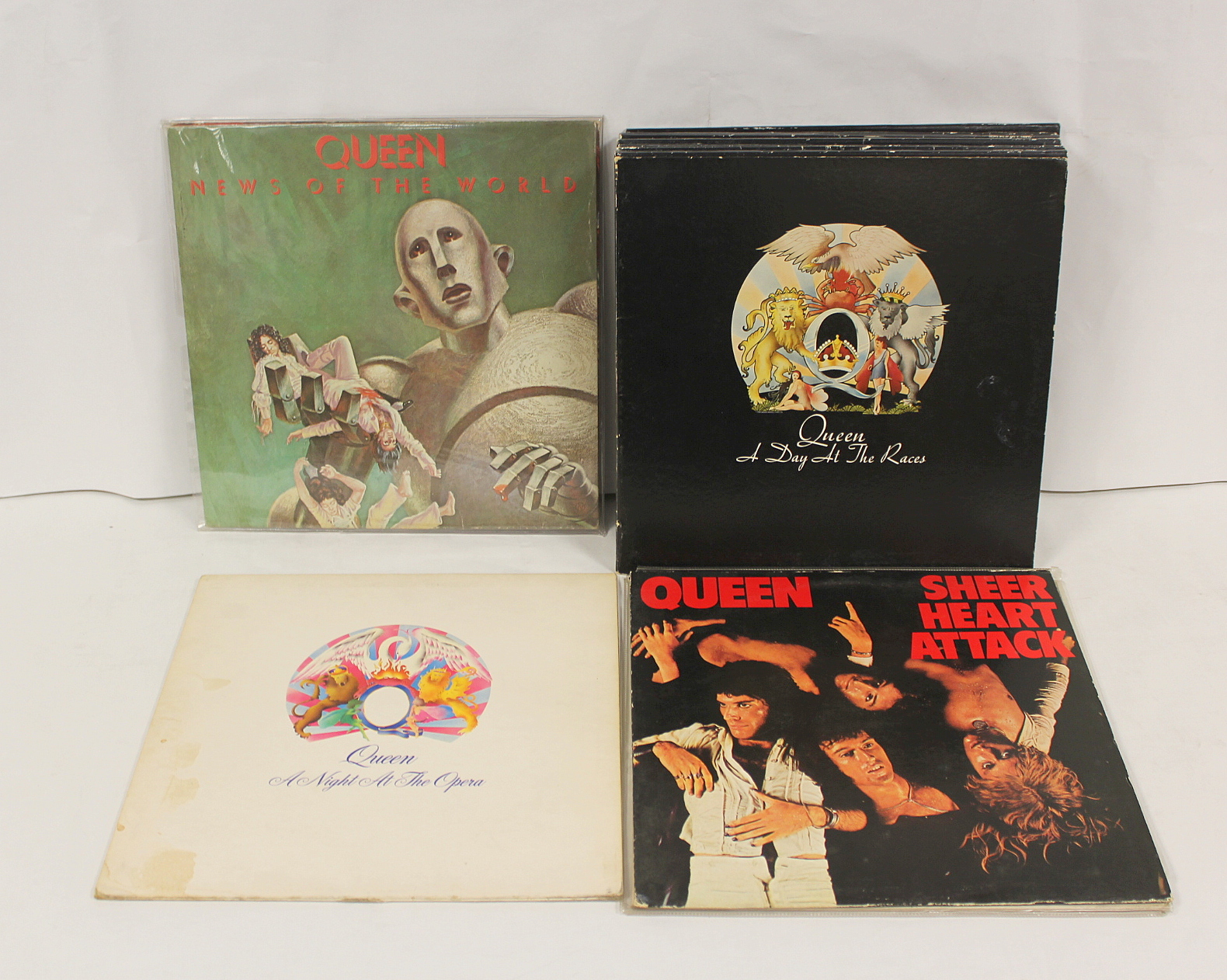 Queen LPs to include 9 x 'A Day At The Races', 2 x 'A Night At The Opera', 'Sheer Heart Attack'