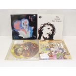 Mixed lot to include Bob Marley picture discs, sealed LP's by The Fall, etc.