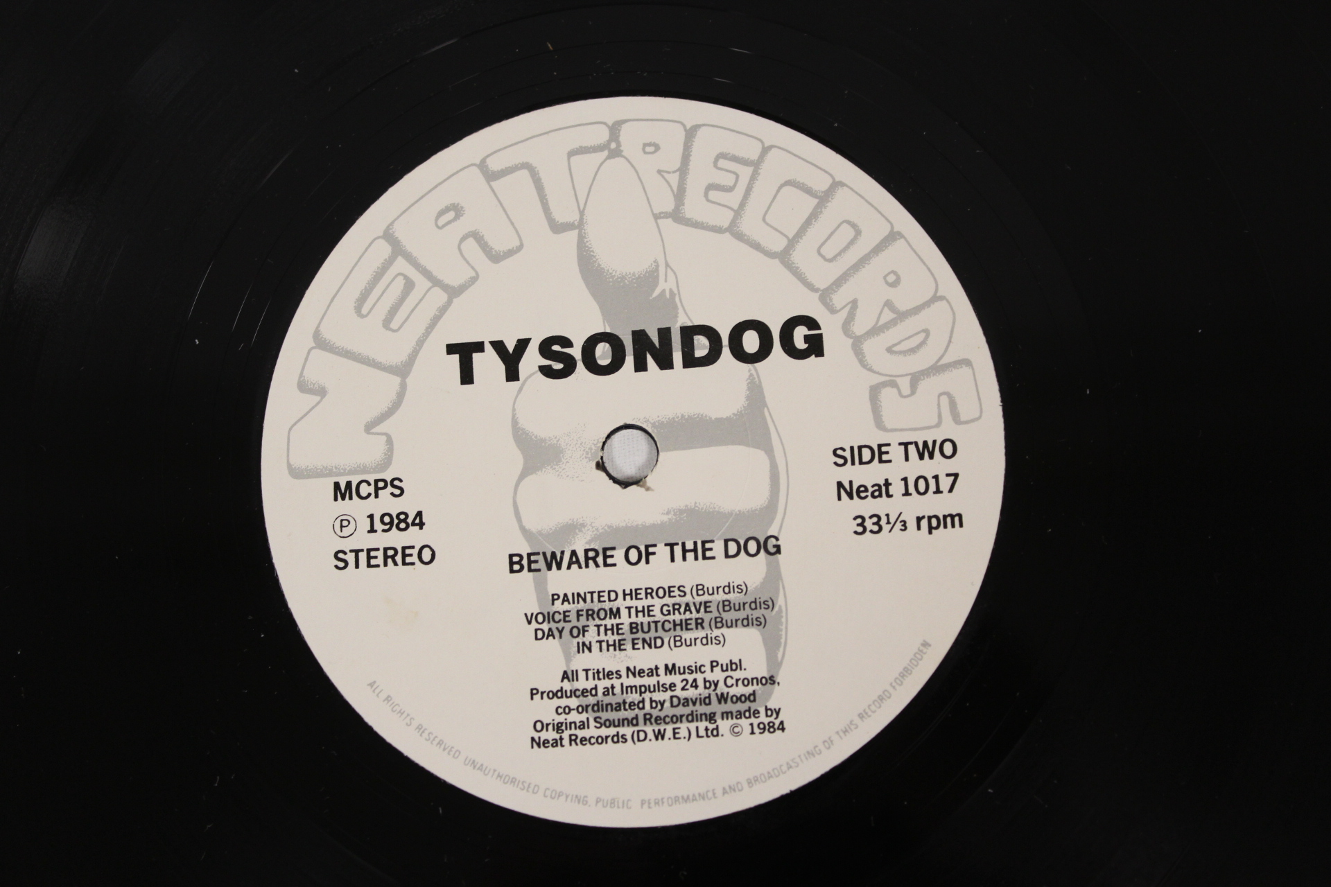 Collection of NWOBHM 12" singles and LPs to include Iron Maiden, 2 x Wrathchild,  Tyson Dog 'Beware - Image 6 of 7