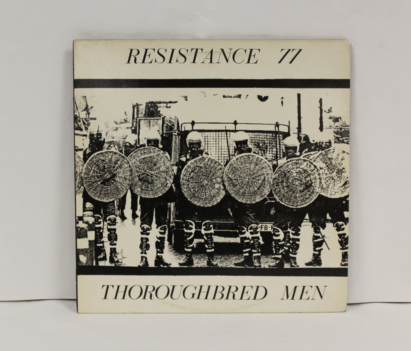 Resistance 77 LP 'Thoroughbred Men', 1984.