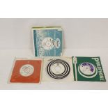 Collection of demo 45rpm records to include Zorro 5, Joni Mitchell, Phoenix, and Lighthouse etc.