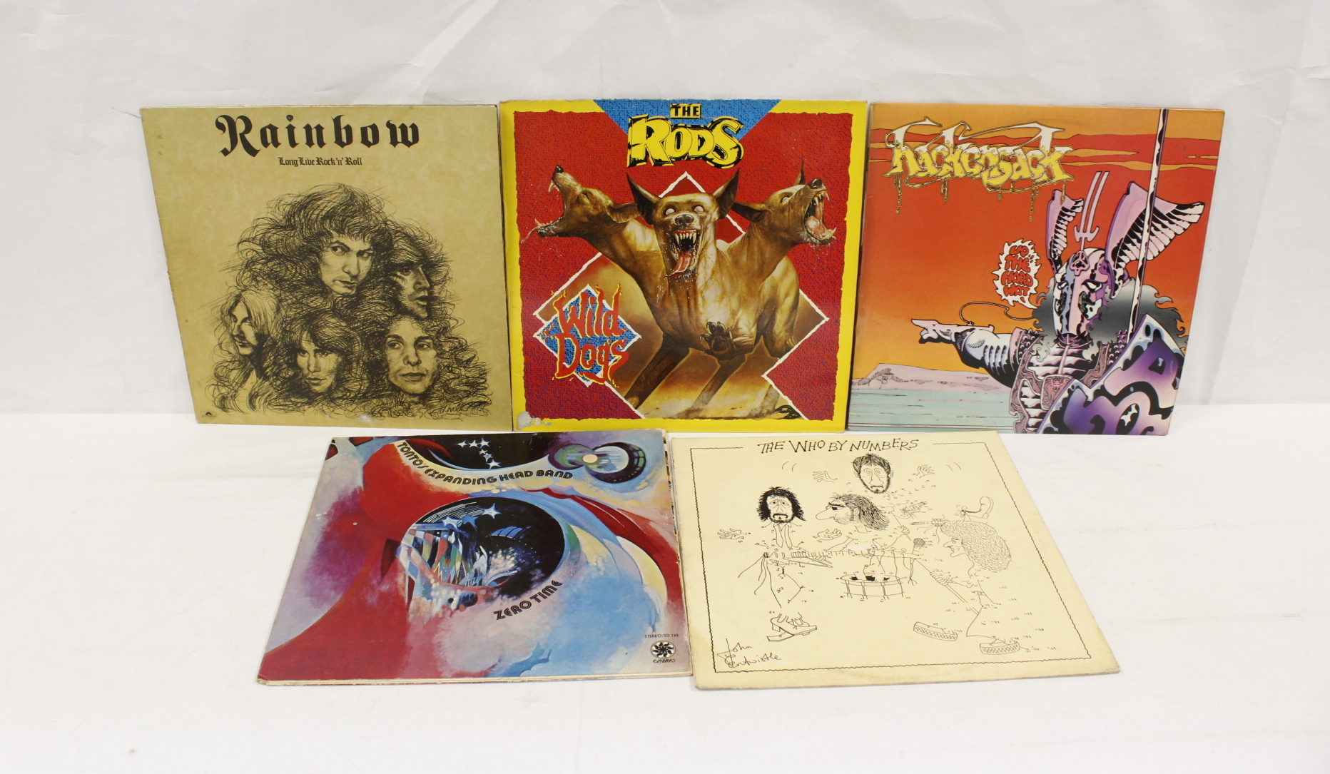 Collection of Rock related LPs to include The Who, 'By Numbers', Soft Machine, Hackensack and The