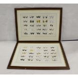 Set of Players cigarette cards depicting farmyard fowl framed as two, 25 in each