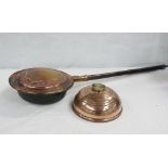 Copper warming pan and a Wafax copper warmer (2)