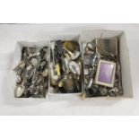 Collection of epns flatware, ladle, ep photo frame etc