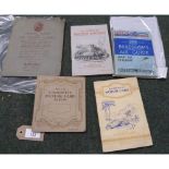 BRADSHAW.  International Air Guide for August 1936. Orig. card wrappers; also 4 other items.  (5).