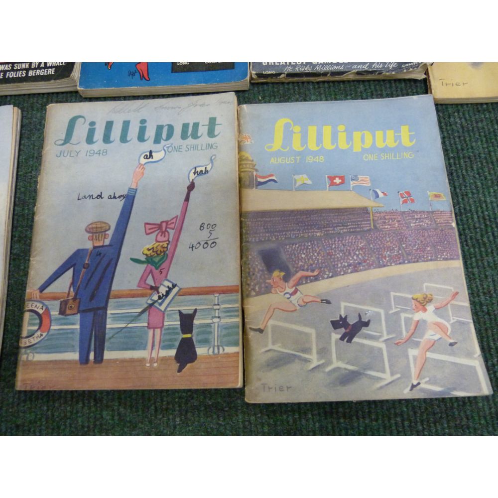 Lilliput & Men Only.  A carton of these periodicals. Late 1940's/mid 1950's. - Image 3 of 4