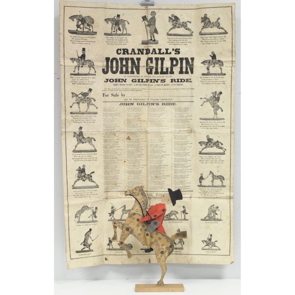 CRANDAL Children's Game.  Crandal's John Gilpin, An Illustration of the Fine Old English Ballad, ...