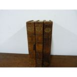 RADCLIFFE ANN.  The Mysteries of Udolpho. 3 vols. 12mo. Calf, some wear to backs.  The British
