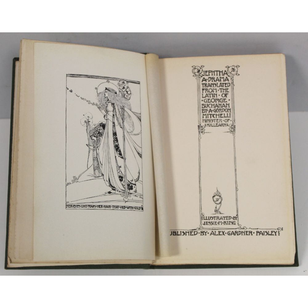 MITCHELL A. GORDON (Trans).  Jephtha, A Drama Translated from the Latin of George Buchanan. Illus. - Image 3 of 5