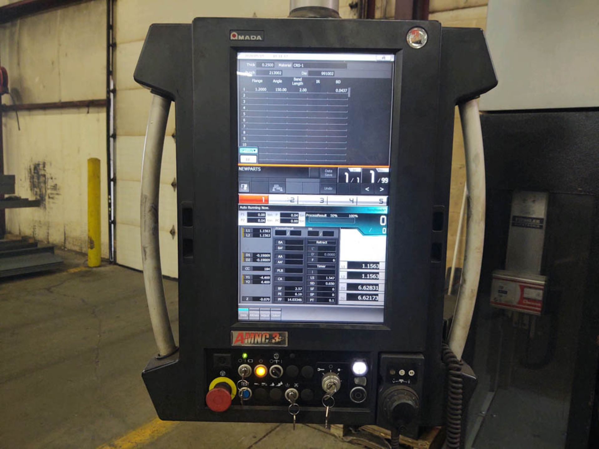 2015 187 US TON X 122" AMADA MDL. HG1703 CNC PRESS BRAKE, AMNC 3i CONTROL, 122" MAX BEND LENGTH - Image 2 of 14