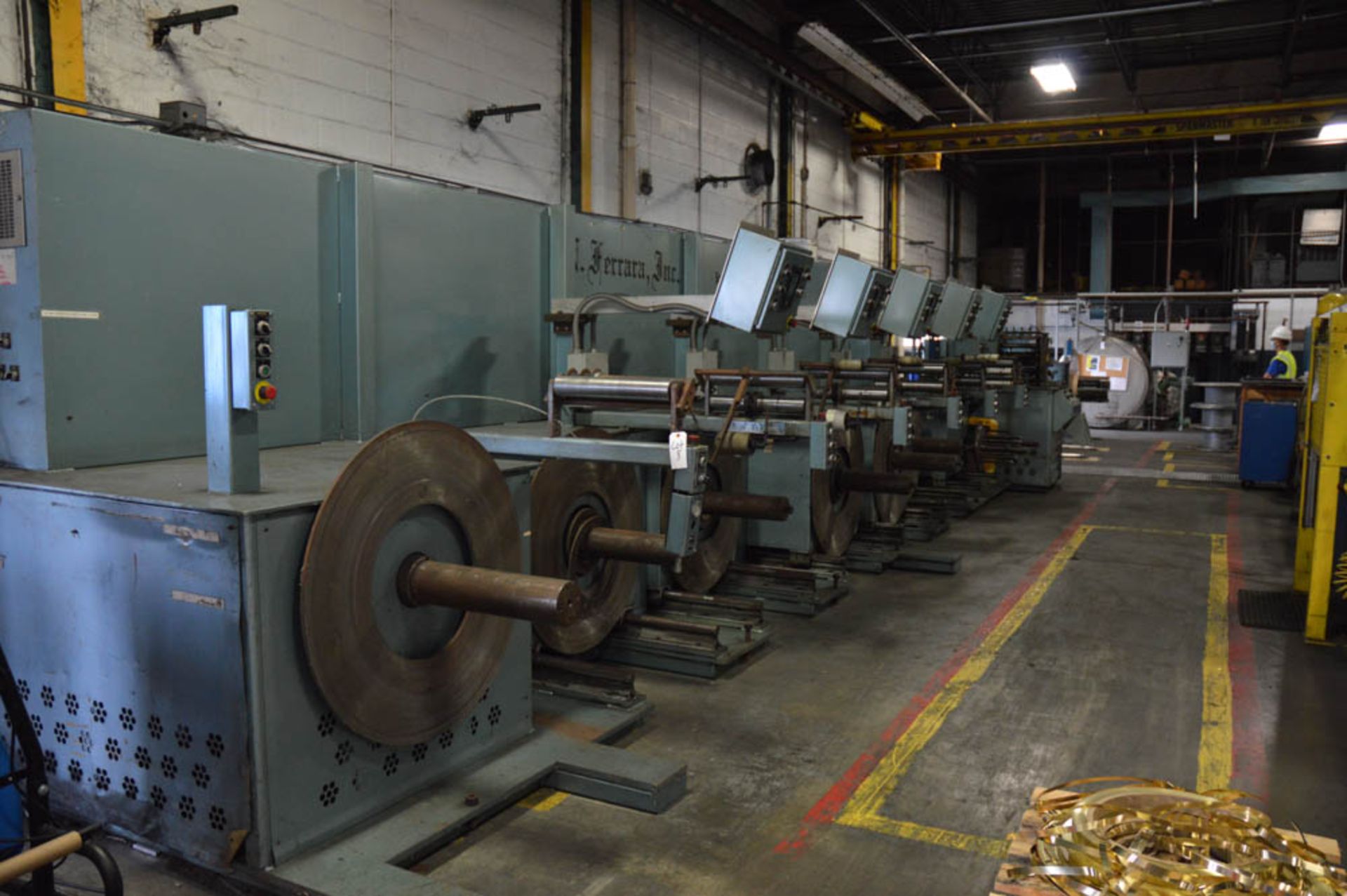 1998 N. FERRARA OSCILLATE TRAVERSE WINDER & SLITTING LINE, 12" WIDTH, (2 of 5 Heads In Operation) - Image 18 of 25