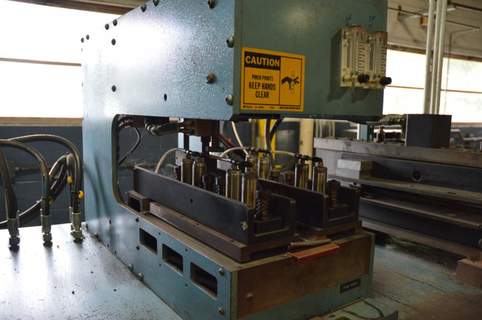 1998 N. FERRARA OSCILLATE TRAVERSE WINDER & SLITTING LINE, 12" WIDTH, (2 of 5 Heads In Operation) - Image 7 of 25