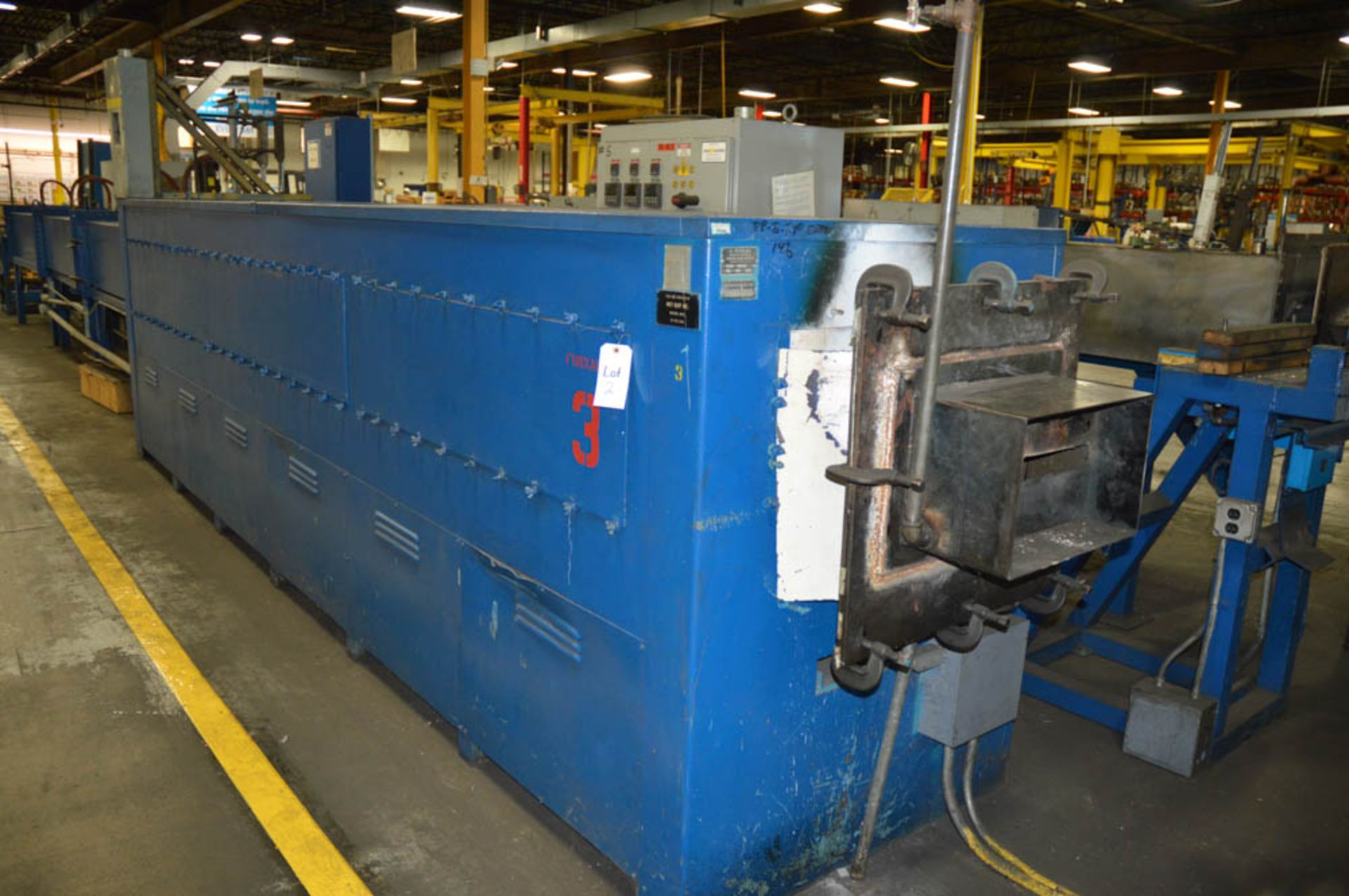 C.I. HAYES STRIP ANNEALING FURNACE, 1" - 12" STRIP WIDTH, 4,000# COIL WEIGHT, 16" / 42" COIL ID / - Image 2 of 19