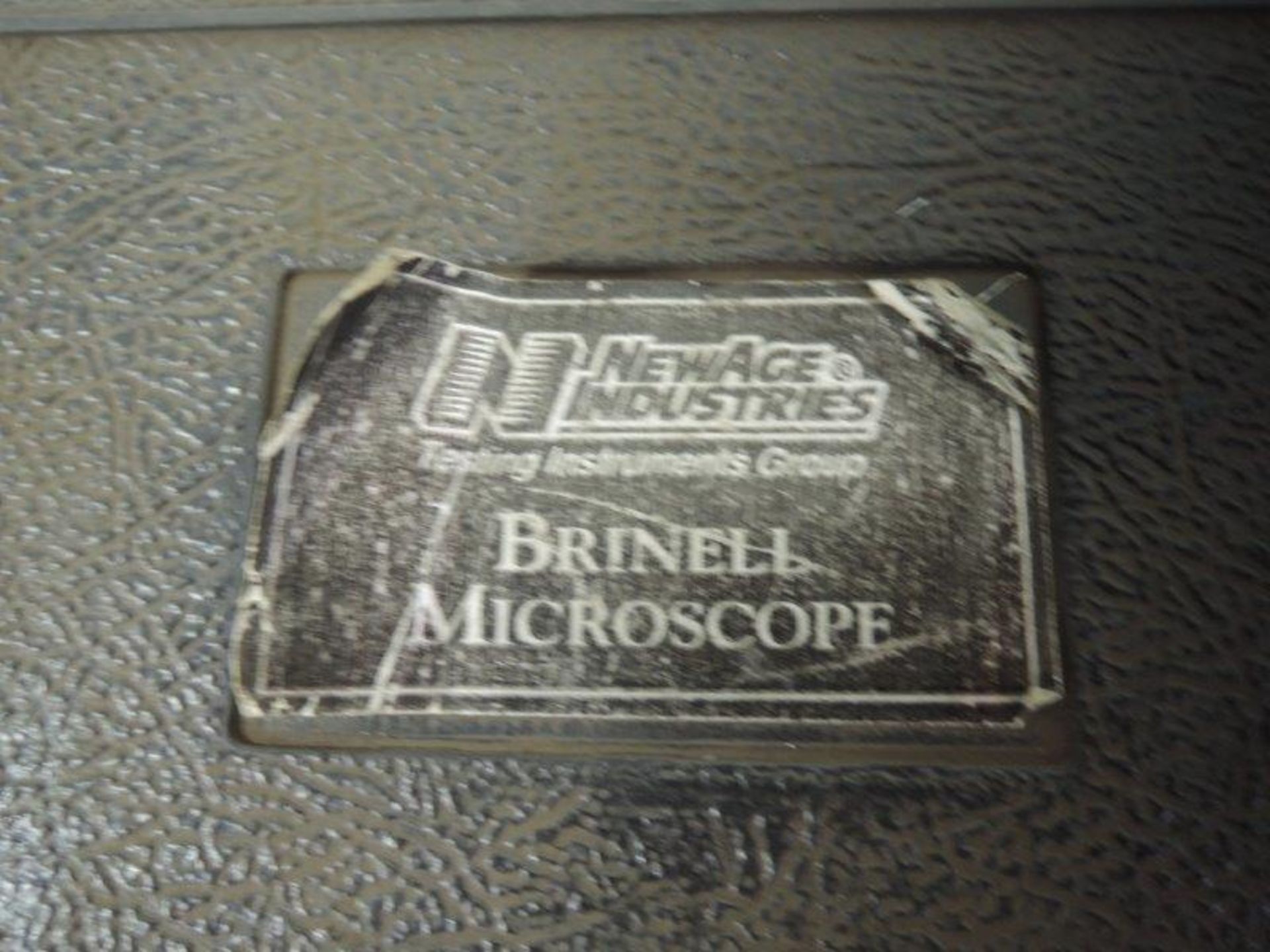 NEW AGE INDUSTRIES MODEL 35-450 BRINELL MICROSOPE [WALTON HILLS, OH] - Image 2 of 2