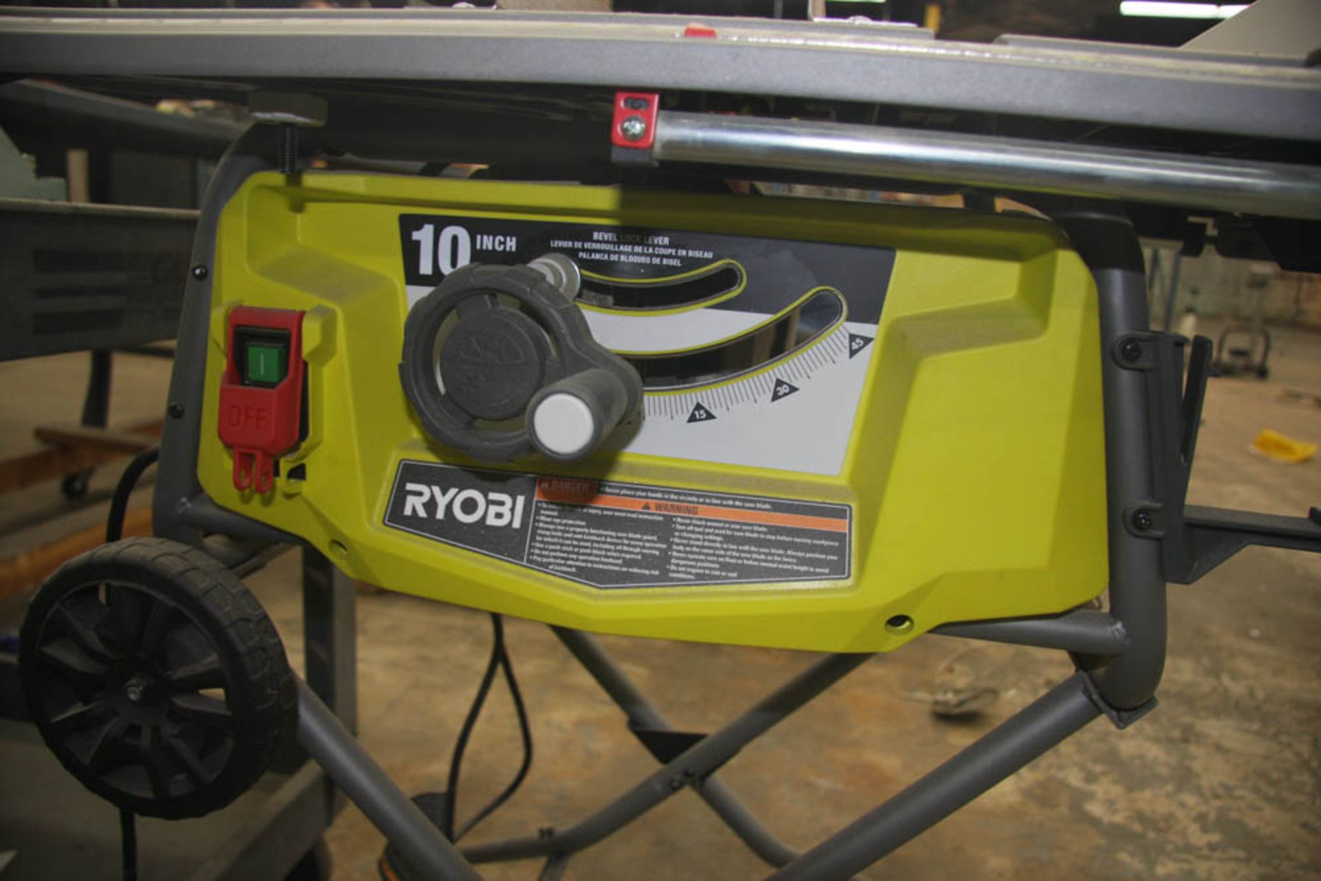 RYOBI MDL. RTS23T 10" TABLE SAW - Image 2 of 3