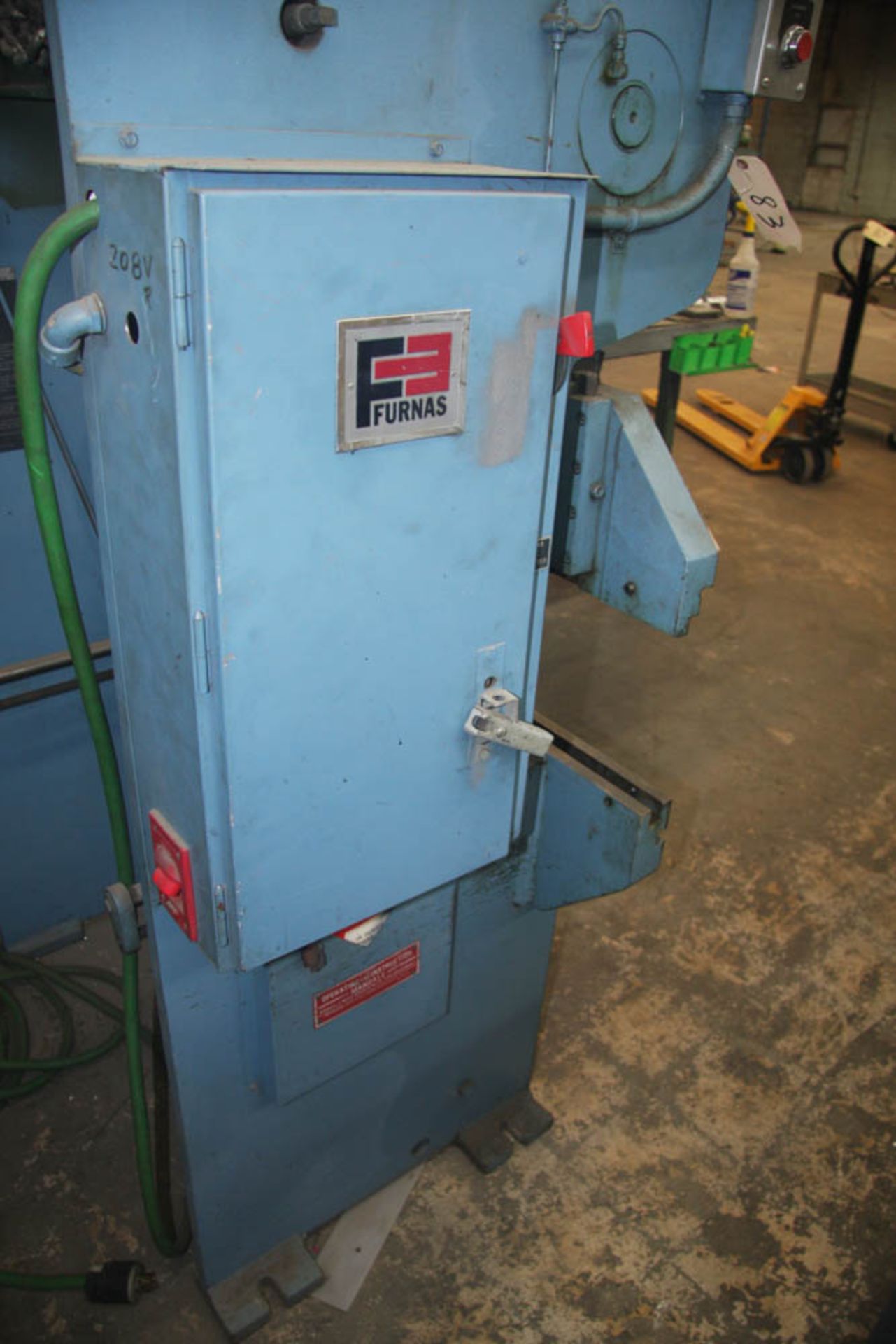 15 TON X 4' NIAGARA IB-15-3-4 MECHANICAL PRESS BRAKE, W/ 2" STROKE, 1-1/2" RAM ADJUSTMENT, 8" SHUT - Image 5 of 7