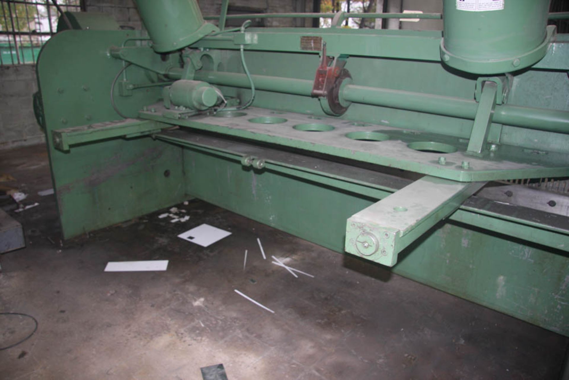 3/16" X 10' CINCINNATI MDL. 1410 GAP FRAME MECHANICAL POWER SHEAR, W/ 18" GAP, 36" FRONT OPERATED - Image 6 of 14