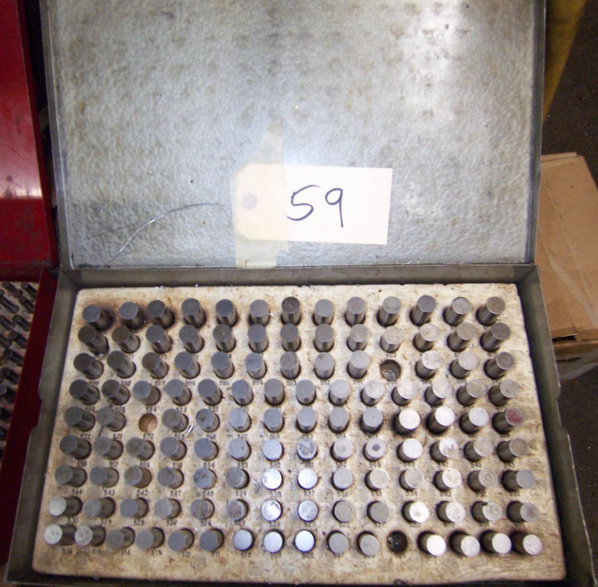 PIN GAGE SET,.500-.625