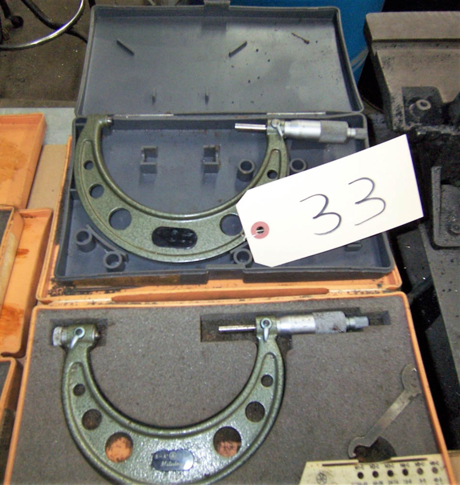 (2) ASSORTED MITUTOYO MICROMETERS