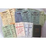 Bound volume of Brighton Area Transport Services TIME TABLES & FARE TABLES for May 1961-May 1963 (