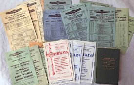 Bound volume of Brighton Area Transport Services TIME TABLES & FARE TABLES for May 1961-May 1963 (