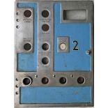 London Underground DOOR CONTROL PANEL from a C-Stock train as used on the Circle and Hammersmith &