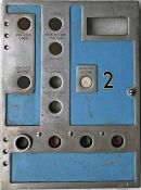 London Underground DOOR CONTROL PANEL from a C-Stock train as used on the Circle and Hammersmith &