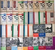 Selection (36) of London Underground Group 'TOT' (Train, Omnibus, Tram) STAFF MAGAZINES dated