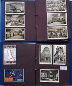 2 large albums of loose-mounted PHOTOGRAPHS/POSTCARDS compiled by the late Alan A Jackson, historian