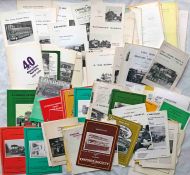 Quantity (100+) of Omnibus Society PAMPHLETS, BOOKLETS & BOOKS from the last several decades