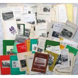 Quantity (100+) of Omnibus Society PAMPHLETS, BOOKLETS & BOOKS from the last several decades