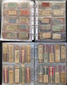 2 large albums of London TRAM, BUS & COACH PUNCH TICKETS from the 1920s on. One albums contains 350+