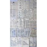 Quantity (41) of 1920s-70s (mainly) London Transport PANEL TIMETABLES including a 1924 London United