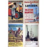 Selection (3) of 1940s/50s Eastern National Omnibus Co double-crown POSTERS including 1956 '